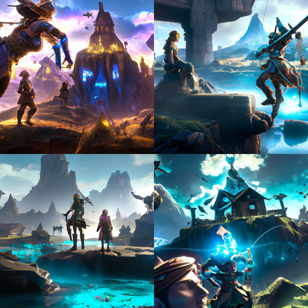 Zelda: Breath of the Wild Dark Fantasy Art