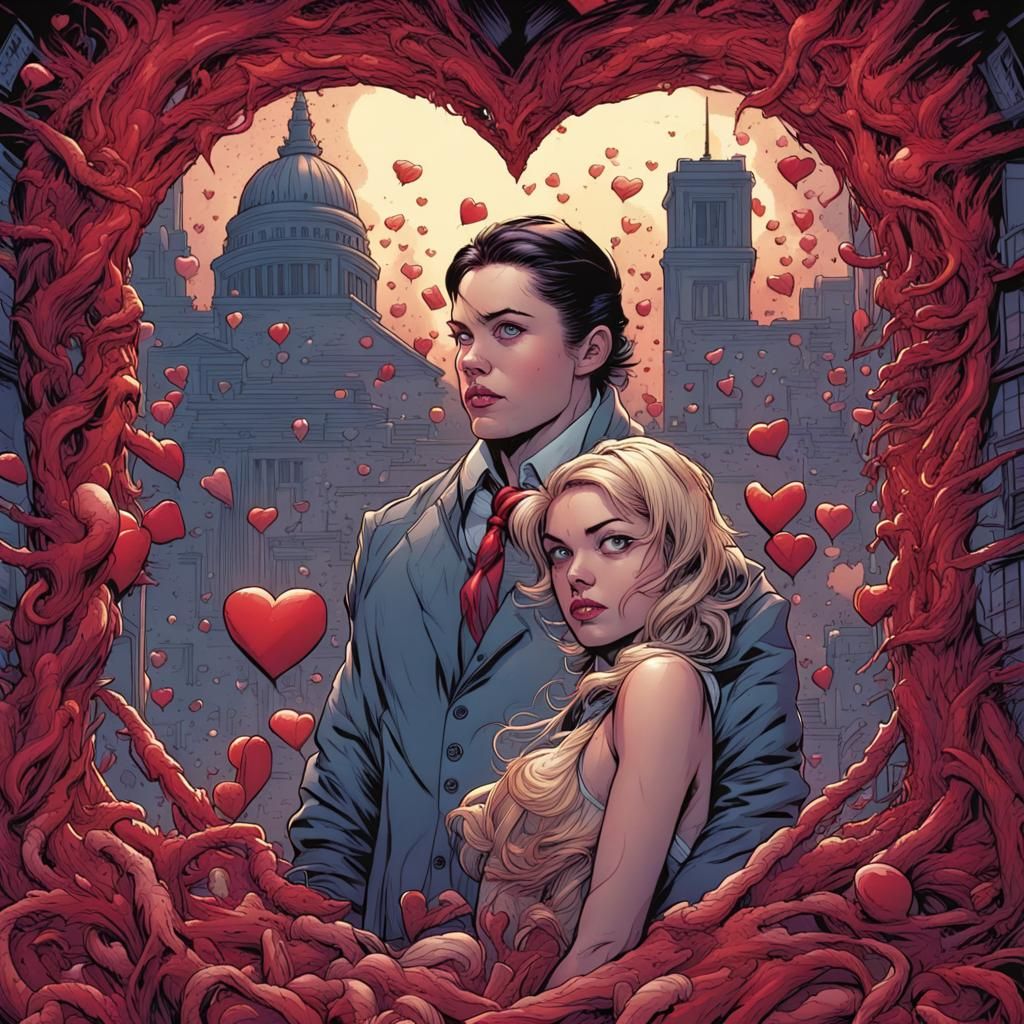 Comic Book Art: Hearts by Mark Brooks & Dan Mumford