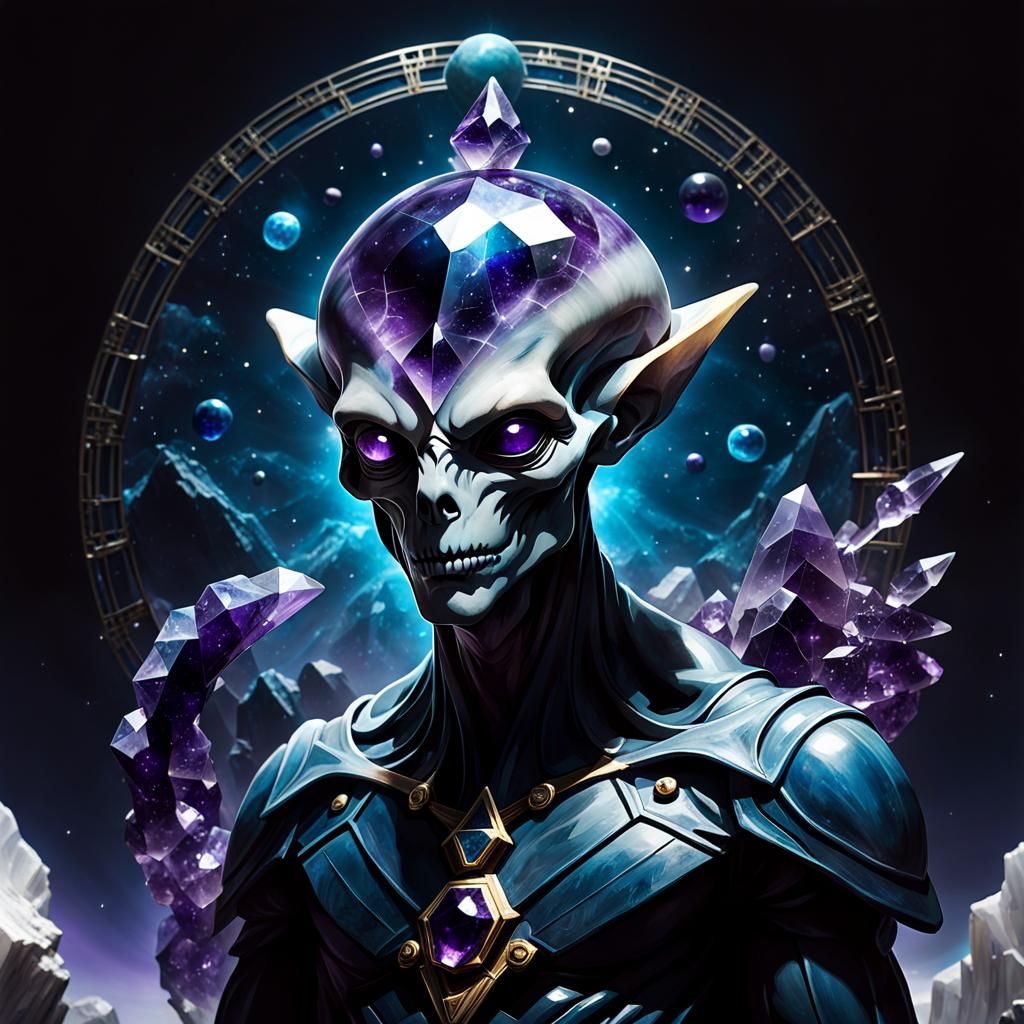 Dark Academia Abyssal Astral Angular Composition