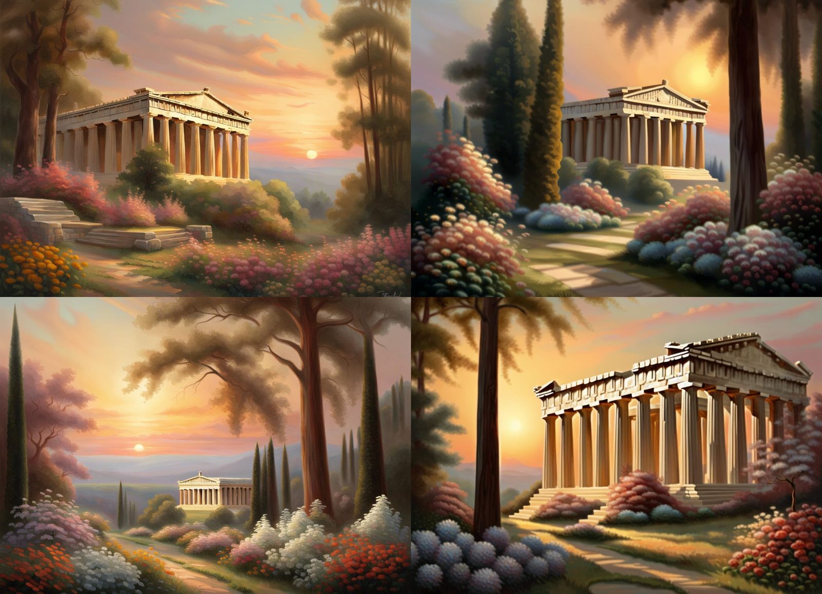 Sunset at the Parthenon