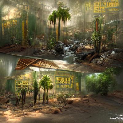 Fallout New Vegas: Tropical Rainforest Town