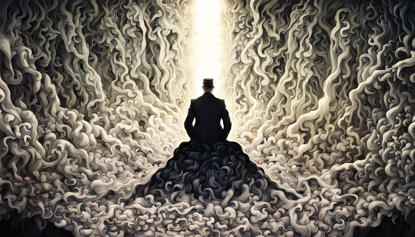 Abstract Nihilism: Exploring Existential Emptiness