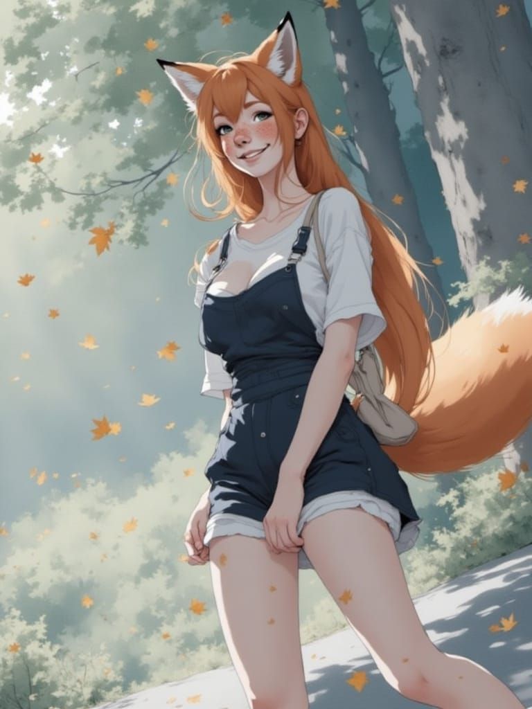 Vixen: "Jim...? Are you trying to look up my skirt?“