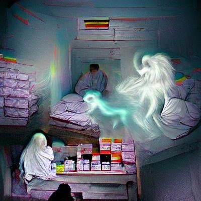 Ghosts at the Pharmacy: A Cartoon Fantasy