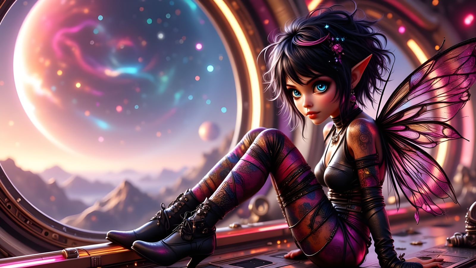 Niji on a space trip #6