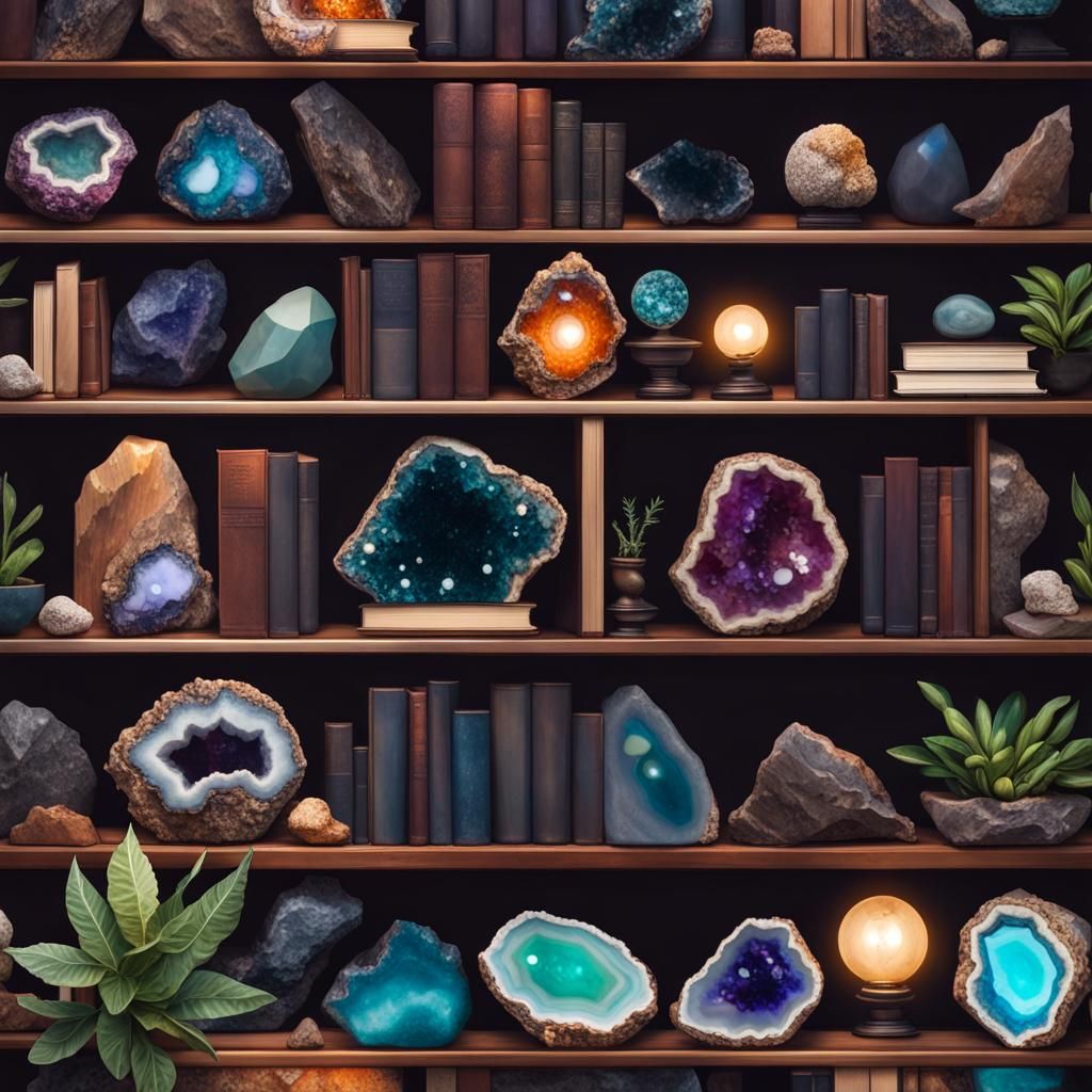 Gemstone and Rock Collection with Dynamic Lighting
