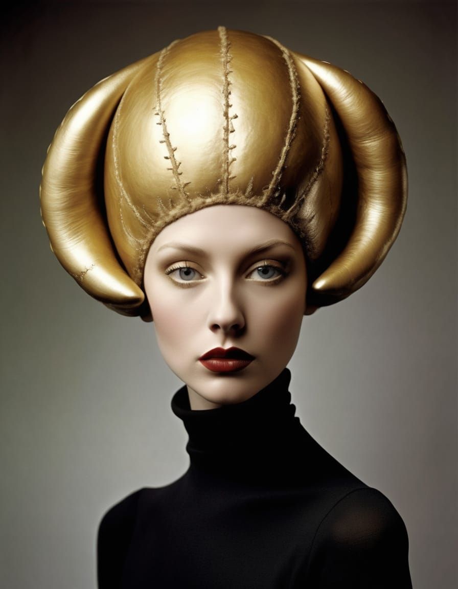 Dressed by Oskar Schlemmer Hair by Dr Seuss