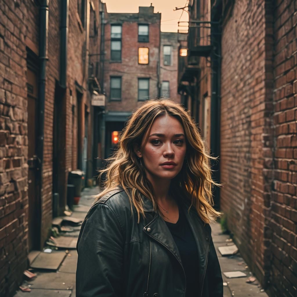 Hilary Duff in Gritty Urban Exploration
