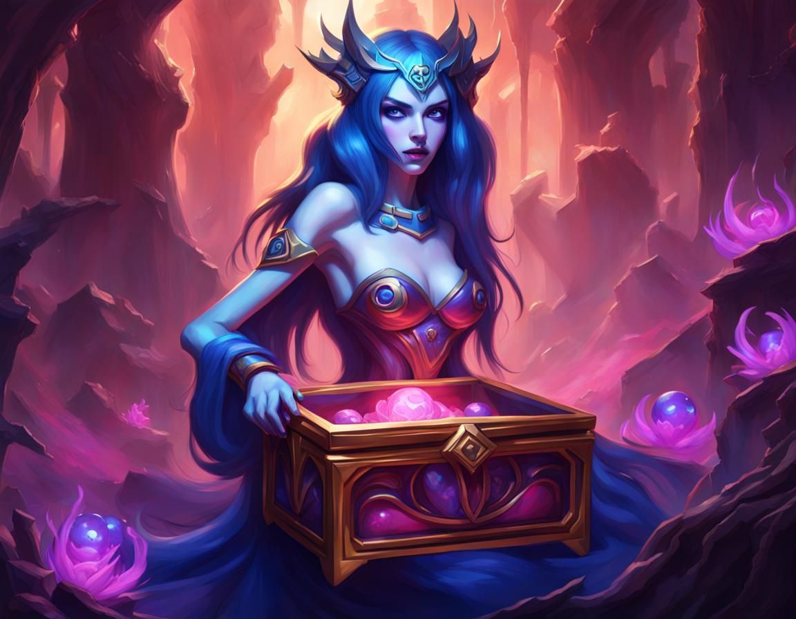 Pandora's Box: Fantasy Art in League of Legends Style