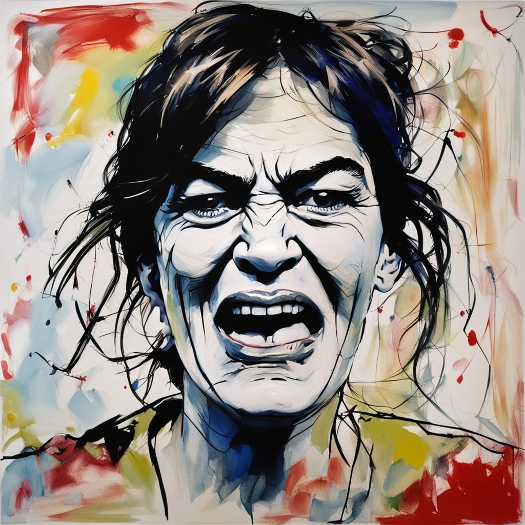 Funny Self-Portrait in Playful Cartoon Style