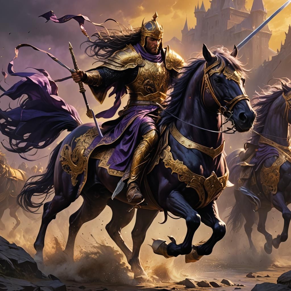 Dark Fantasy King Ready for Battle