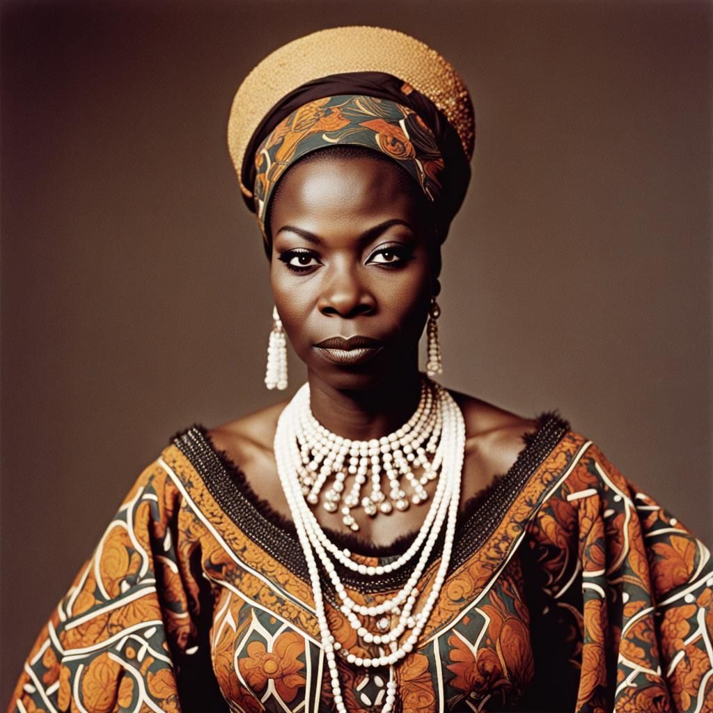 Nina Simone as West African Queen