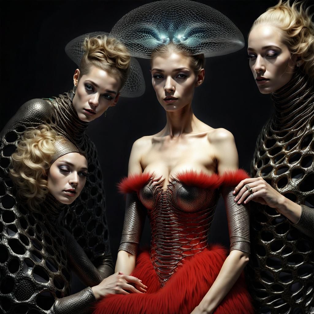 Exquisite Alien Lifeforms in Surreal Photorealistic Style