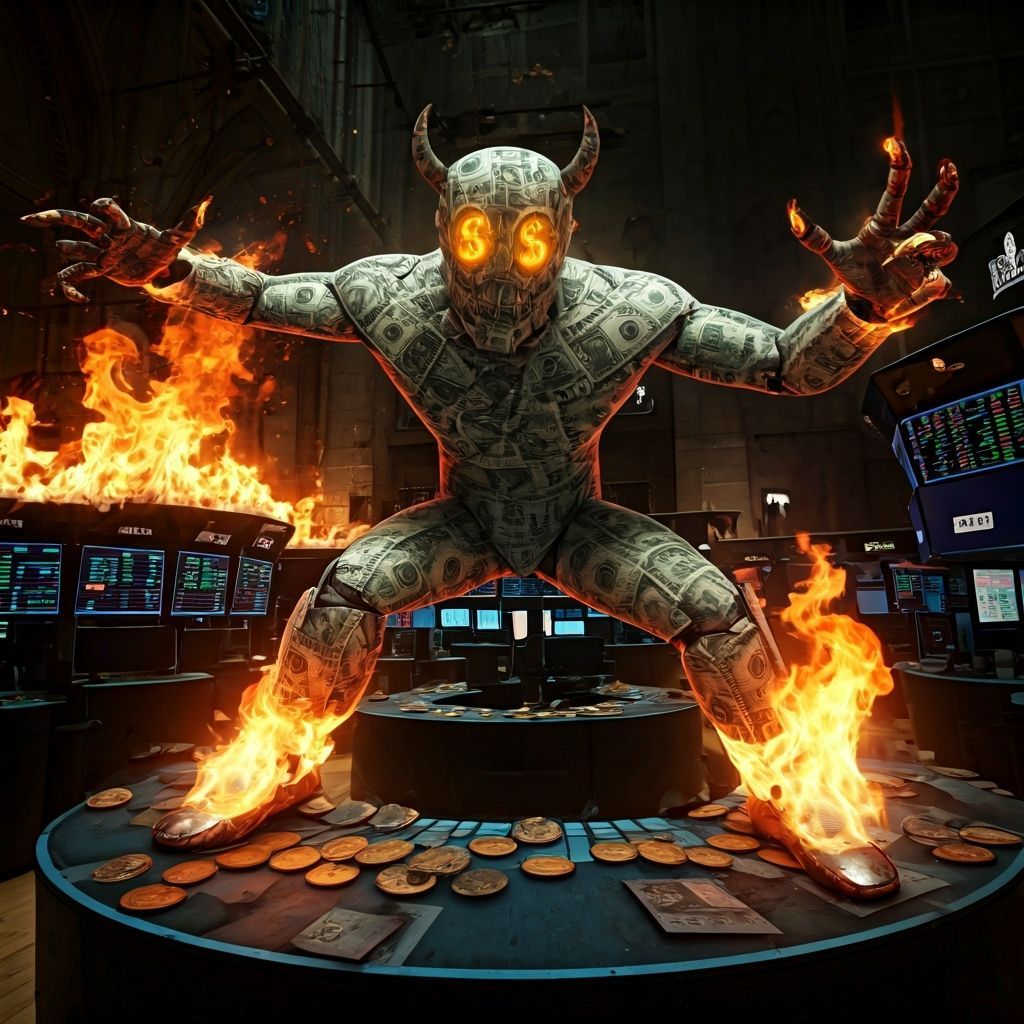 Demon of Wealth Devastates Wall Street