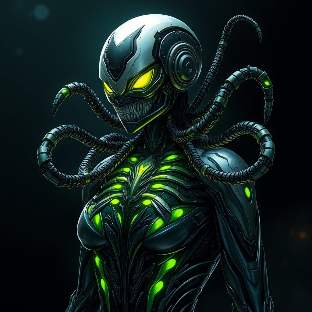 Venom Symbiote Possesses Female Android