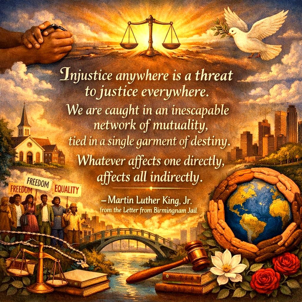 MLK, From The Letter from Birmingham Jail