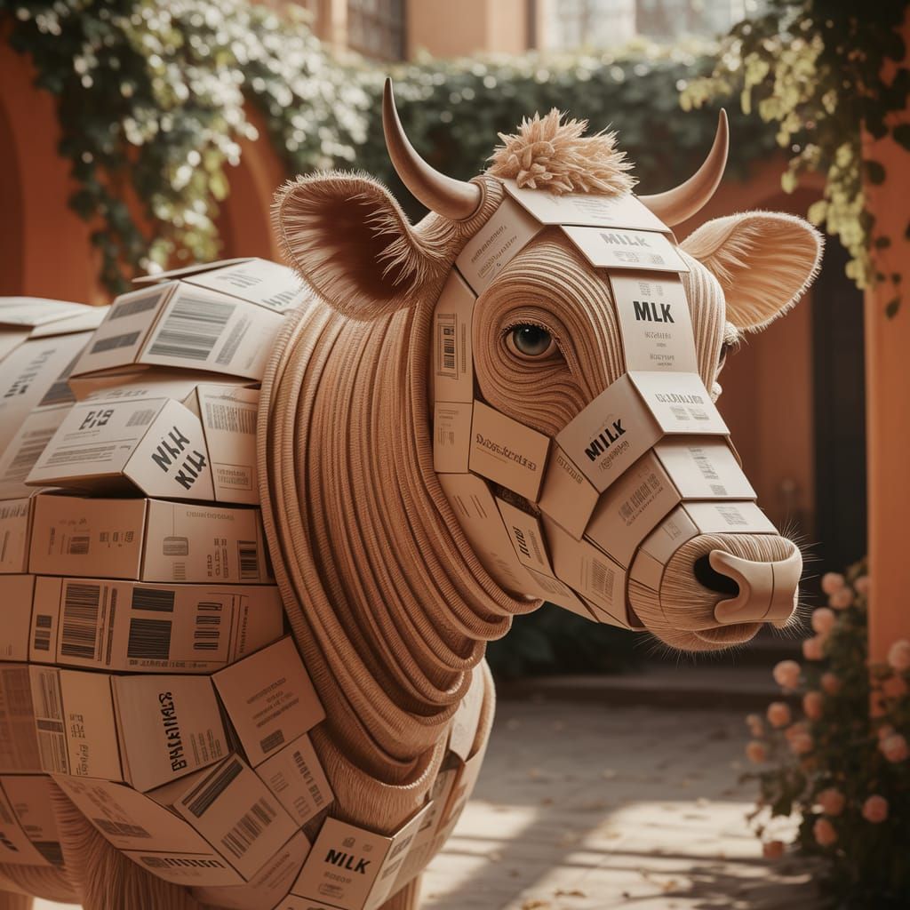 Milk Carton Cow