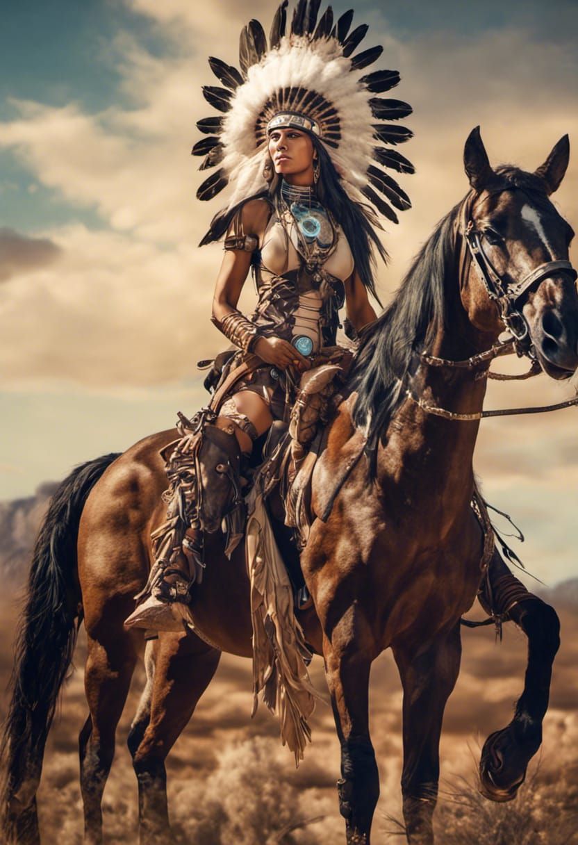 American Indian Woman Warrior