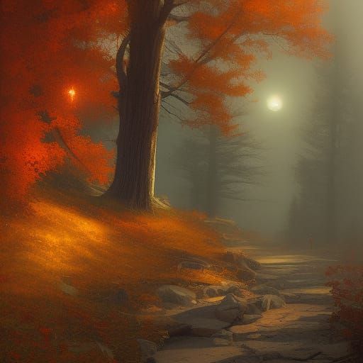 Sinister Autumn on Mackinac Island