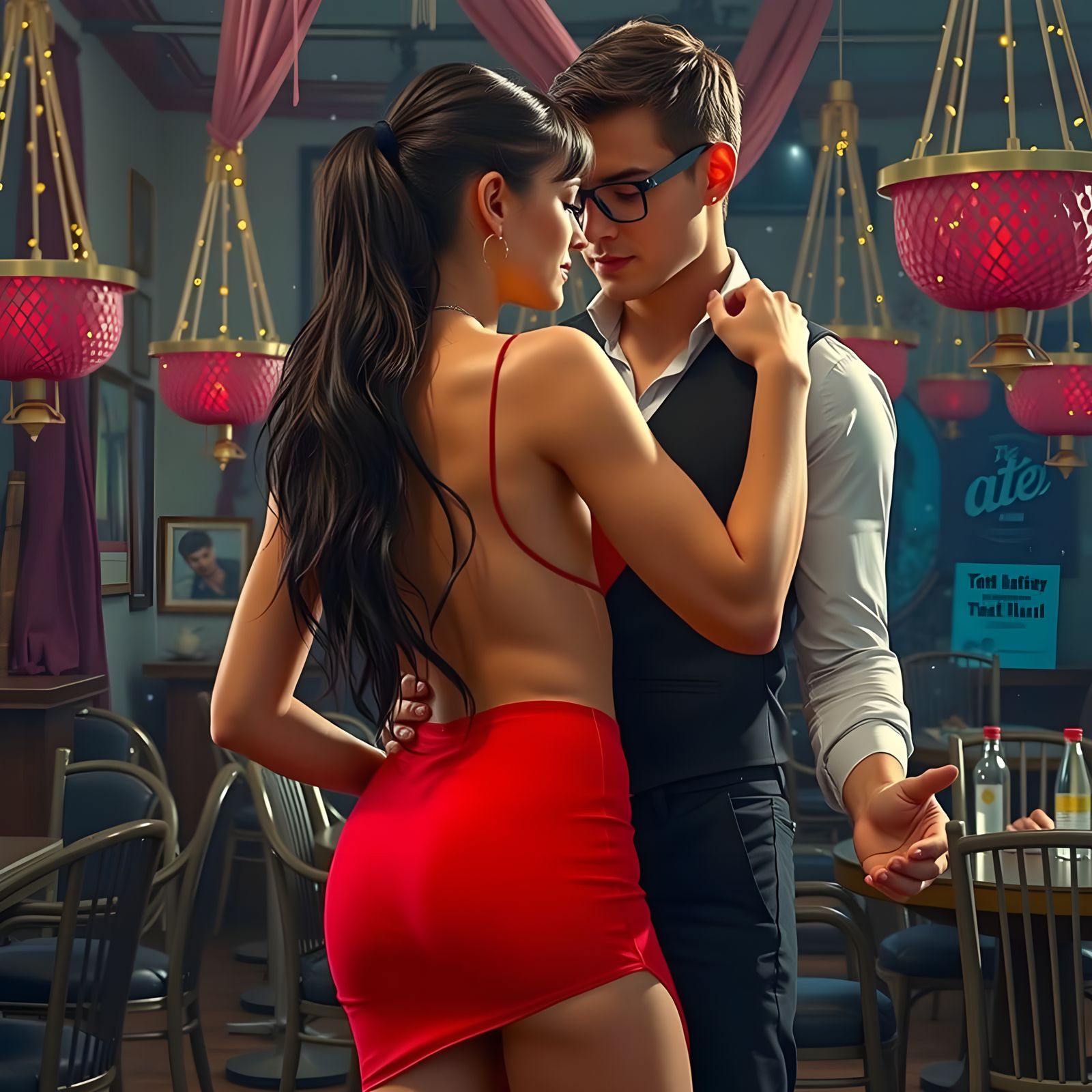 Young fitness influencer woman, mix of Lauren German, Gal Ga...