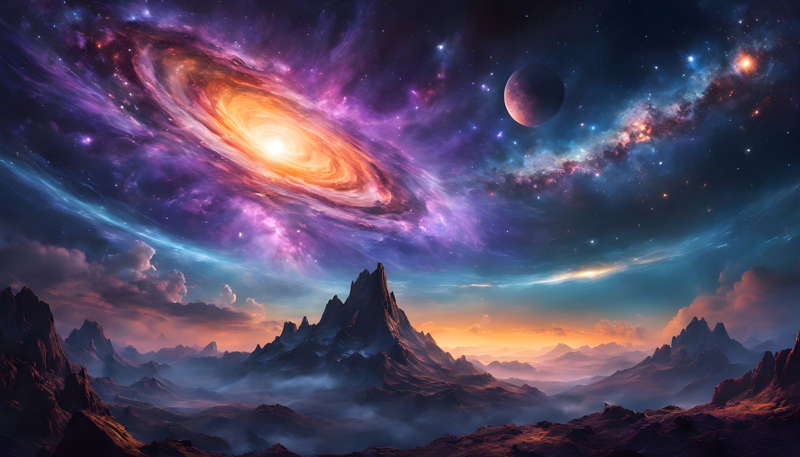 Epic Lightning Storm in a Vast Galaxy with Supermassive Blac...