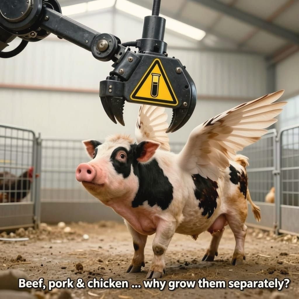 Creature with Two Matching Wings