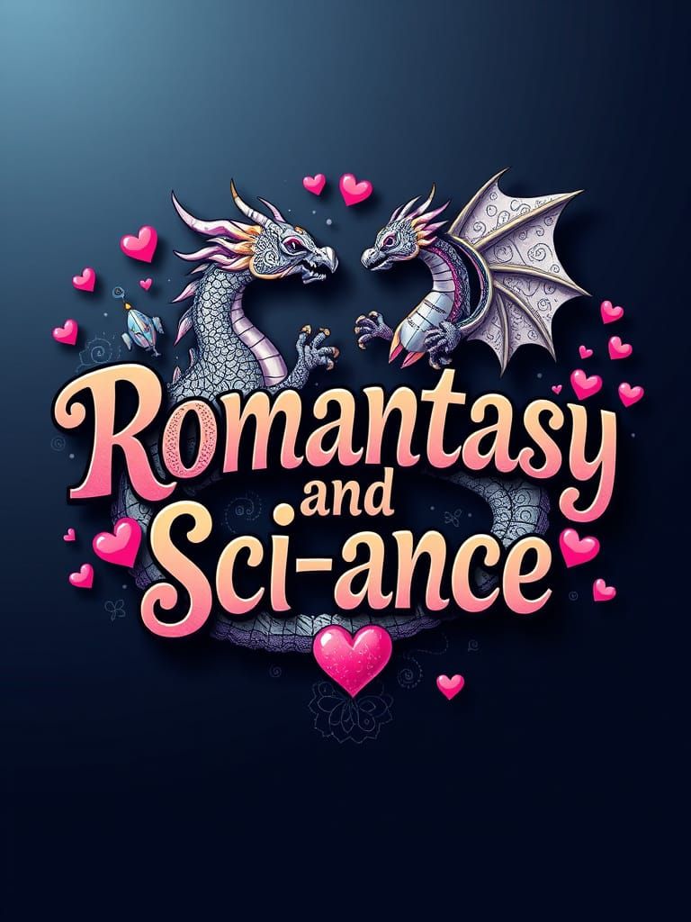 Vibrant Logo Combines Fantasy and Science in Whimsical Style