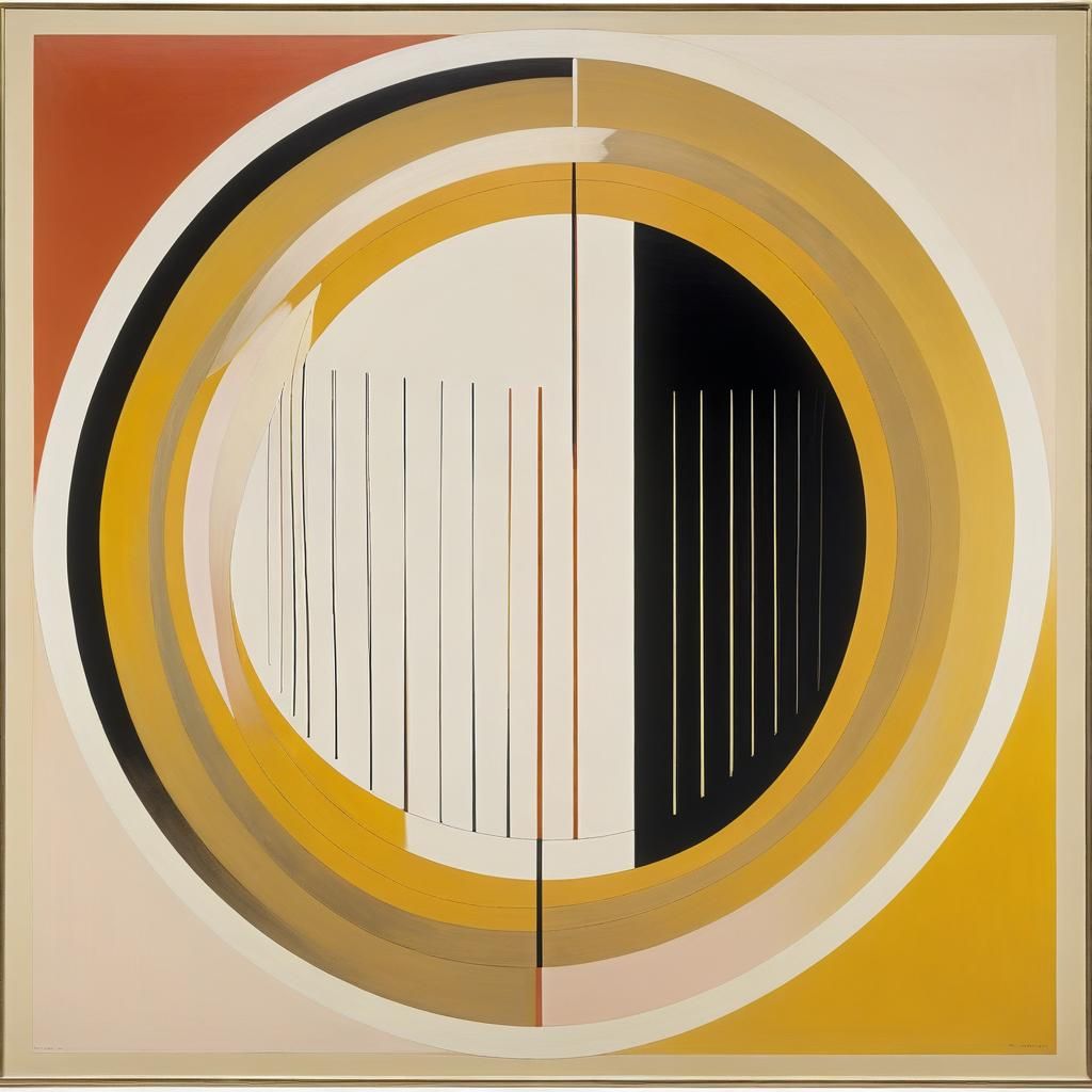 Minimalist Symbolism: Eyes Closed in Fear