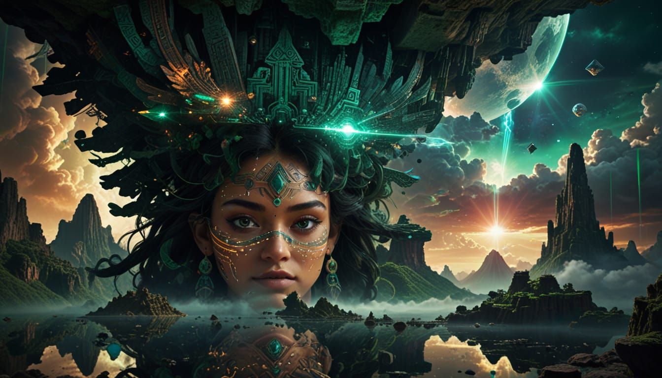 Aztec Teen Princess in Dark Horizons