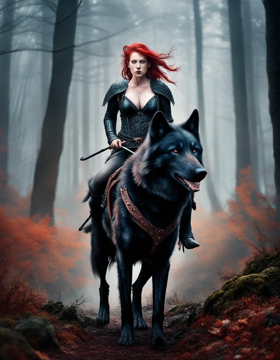 Redhead warrior