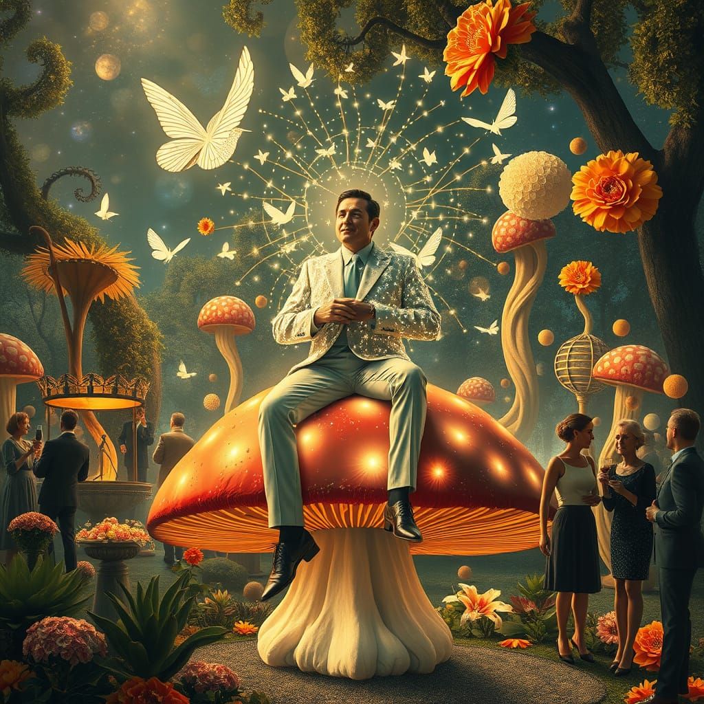 Man from Another Dimension at Surreal Garden Party