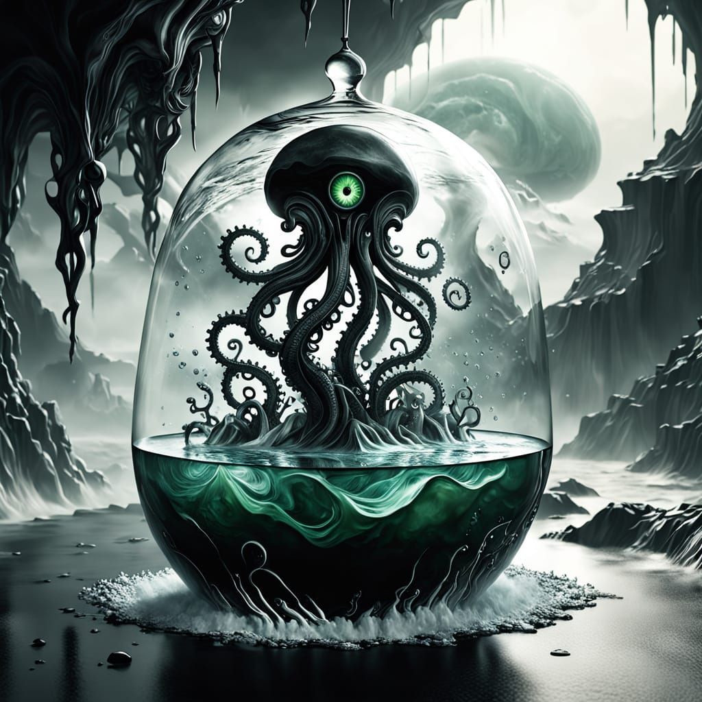 Biomechanical Monolith Emerging from Turbulent Waves in Dark...