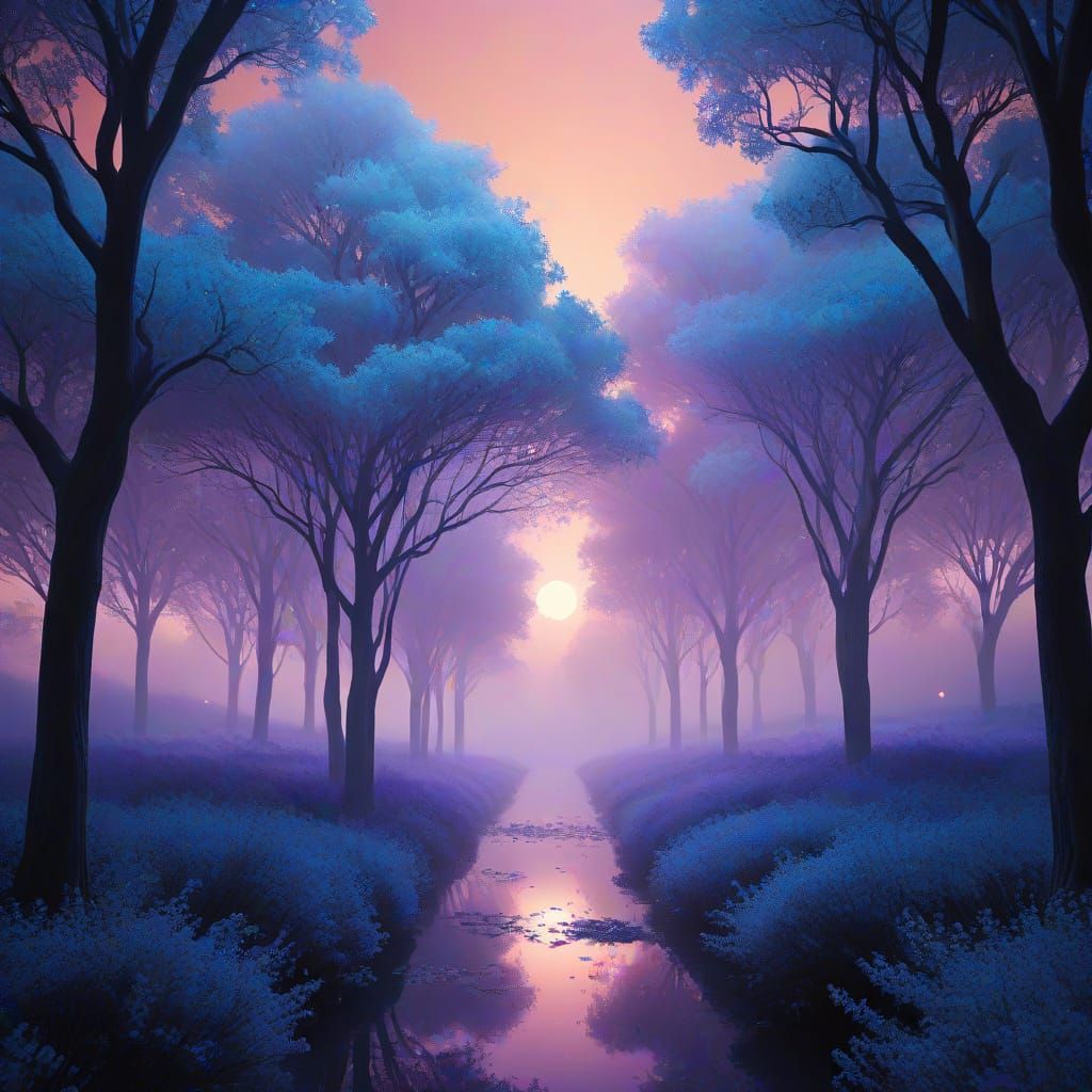 Celestial Dreams Awaken in an Enchanted Vineyard