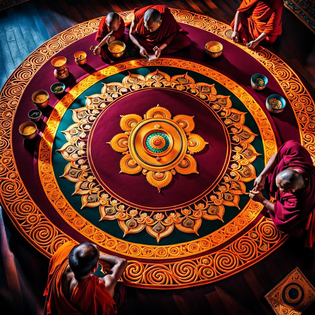 Buddhist Spiritual Mandala