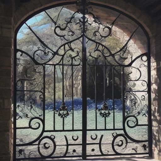 Dreamy Fantasy Landscape in Bold Colors