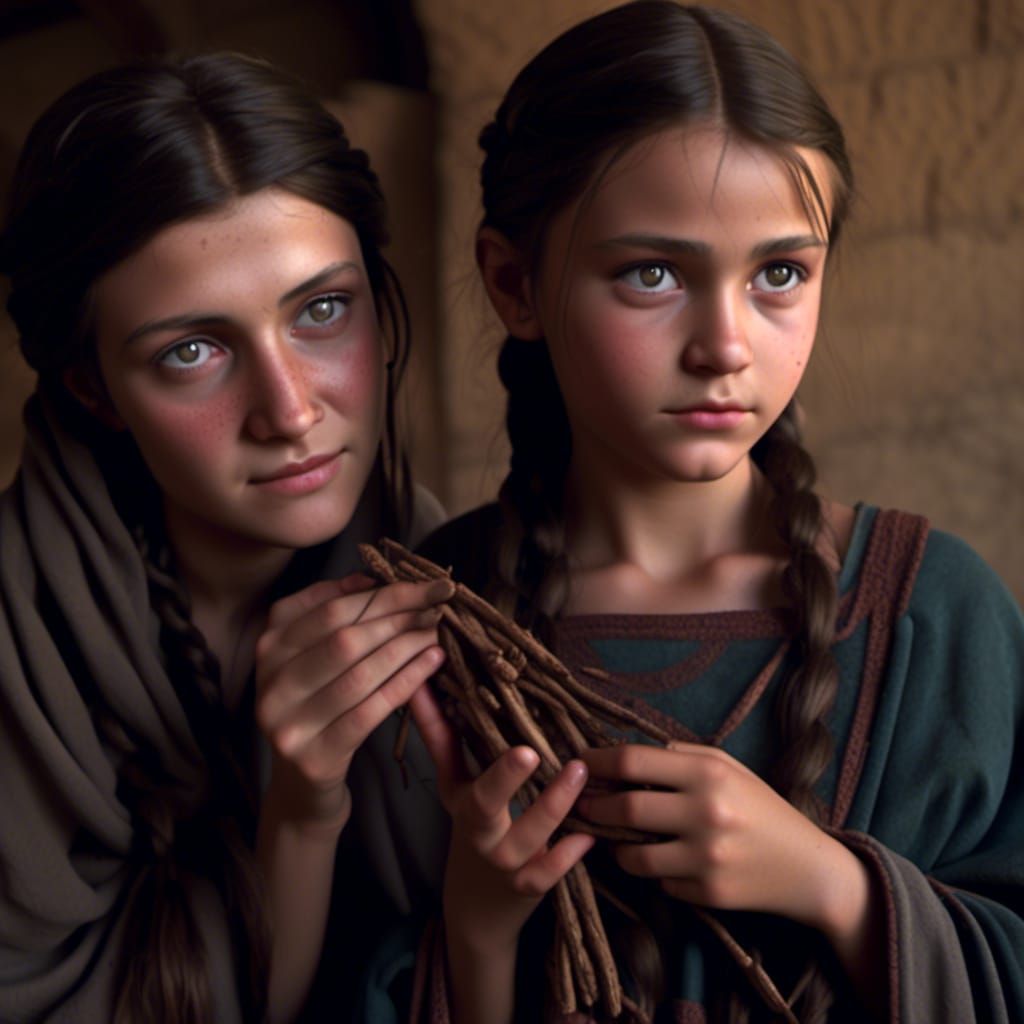 intertwining with mother