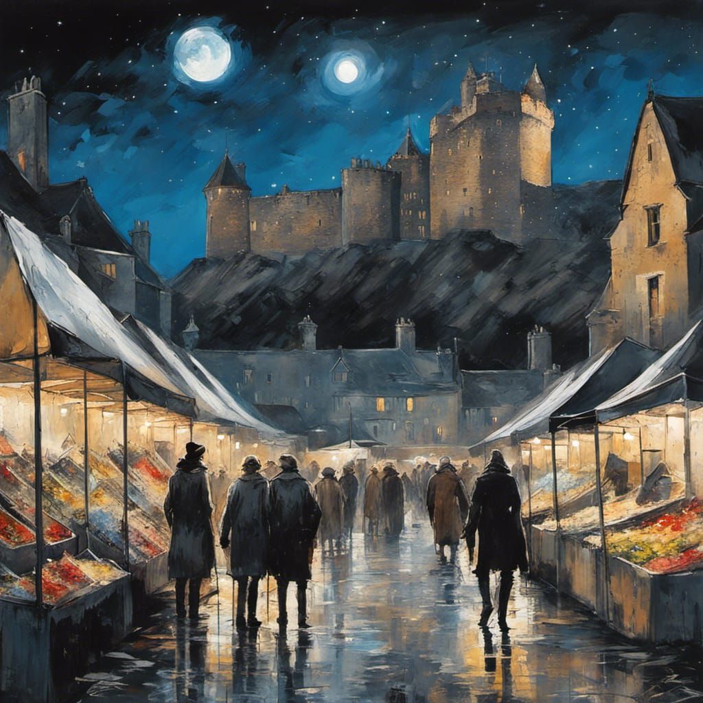 Mid-19th Century Farmers Market