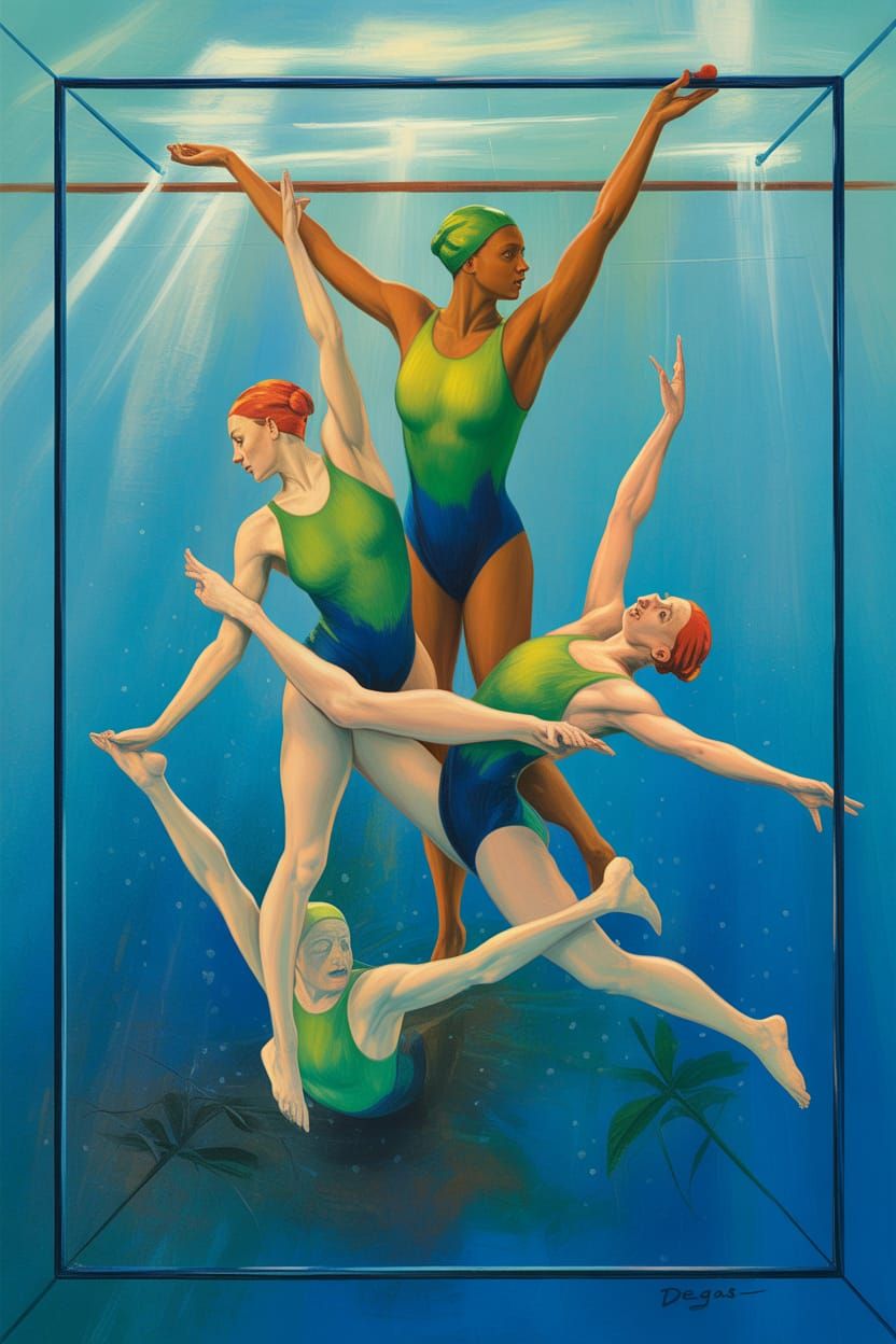 Spart Synchronised Swimming by Degas