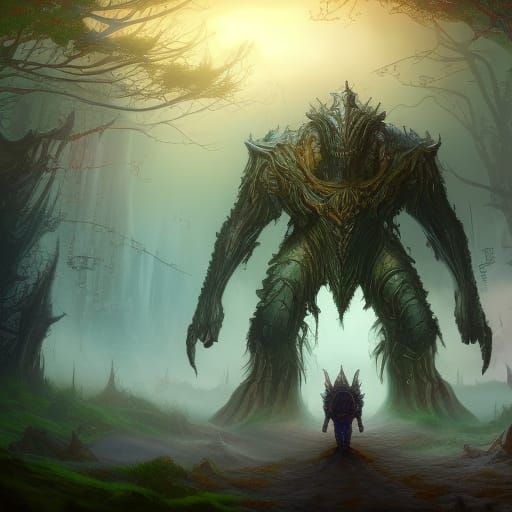 Monster's First Day: Detailed Matte Painting