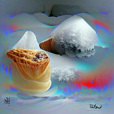 Icy Eggs and Snowy Sugar: A Frozen Delicacy