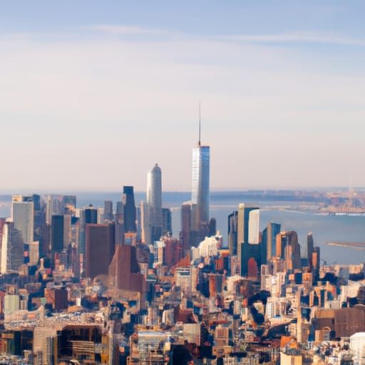 Manhattan Panoramic View: Professional Quality Photograph