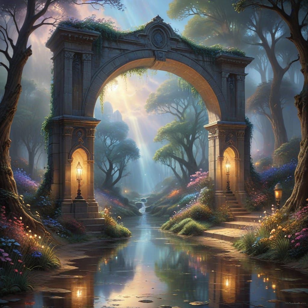Ethereal Gateway to Another Realm