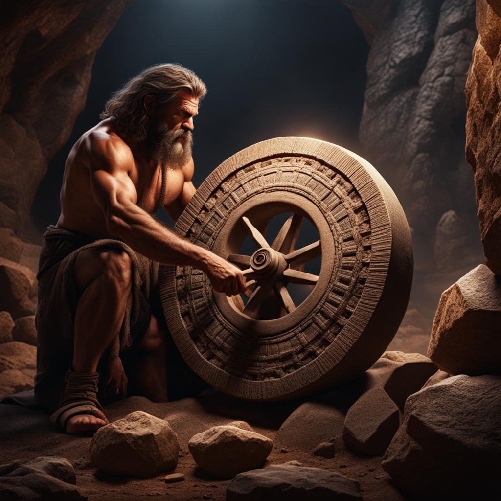 Hand made wheel.