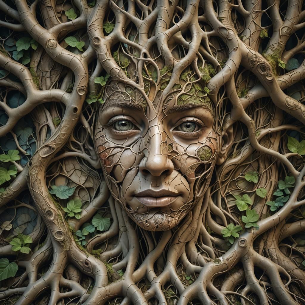 A face is a tree, a tree is a face, face tree, tree face, fa...