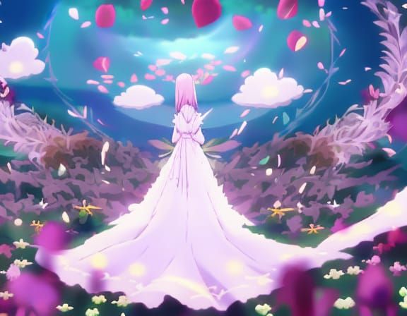 Anime Angel Chef Cooks During Demon Battle