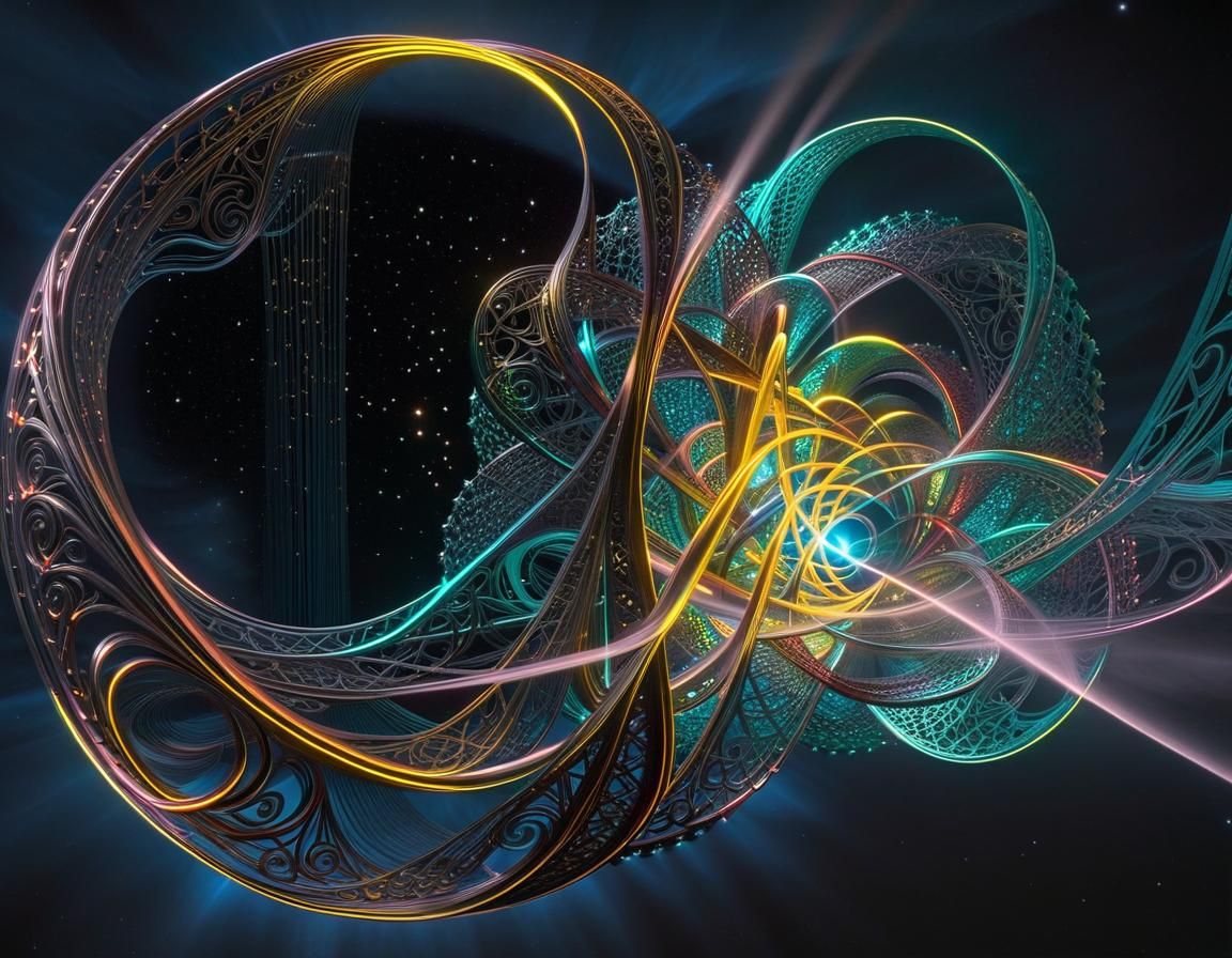 Luminous Plasma Ribbon in Spectral Display