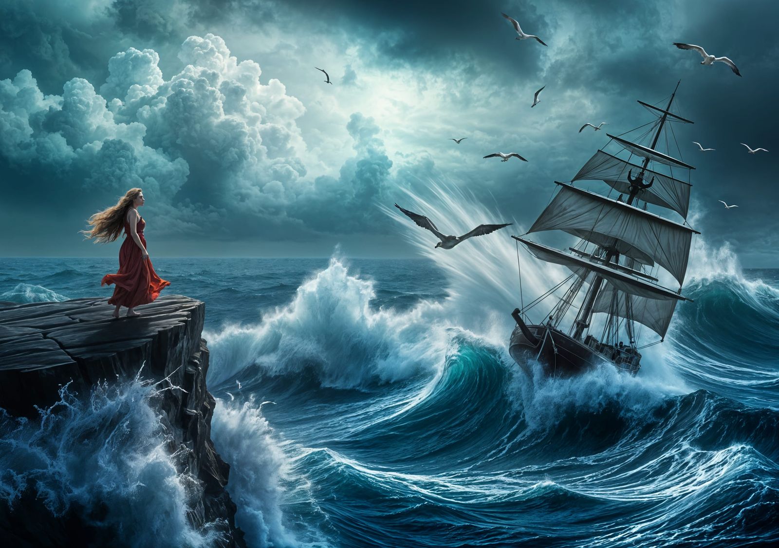 Nautical Twilight: The wind's Dance