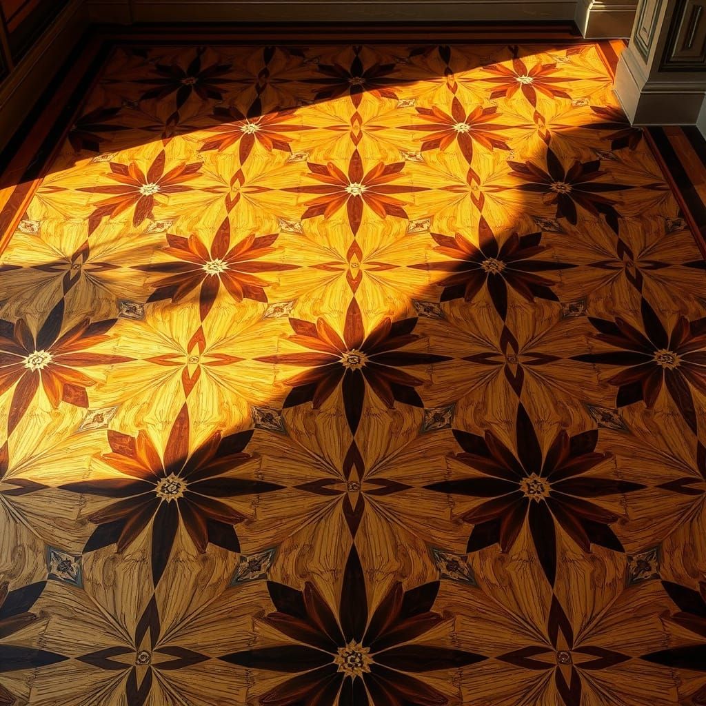 Luxurious Art Deco Parquet Flooring