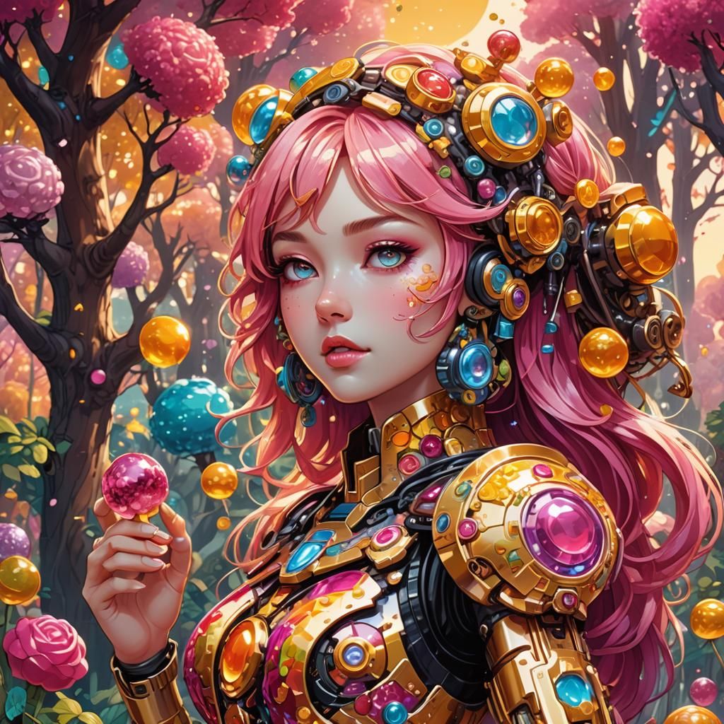 Mecha Girl in Candyland: Manga-Inspired Robotics