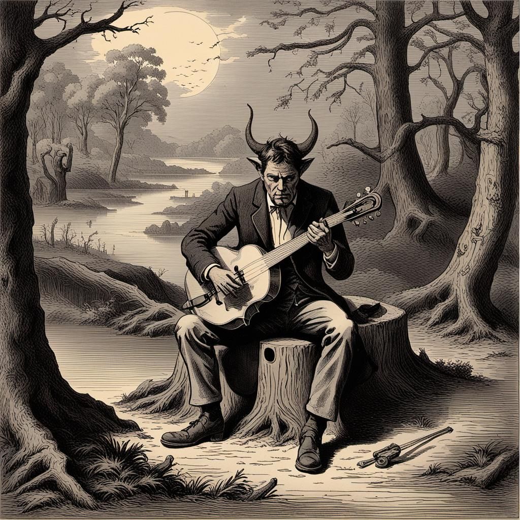 The Devil's Fiddle Contest in Georgia